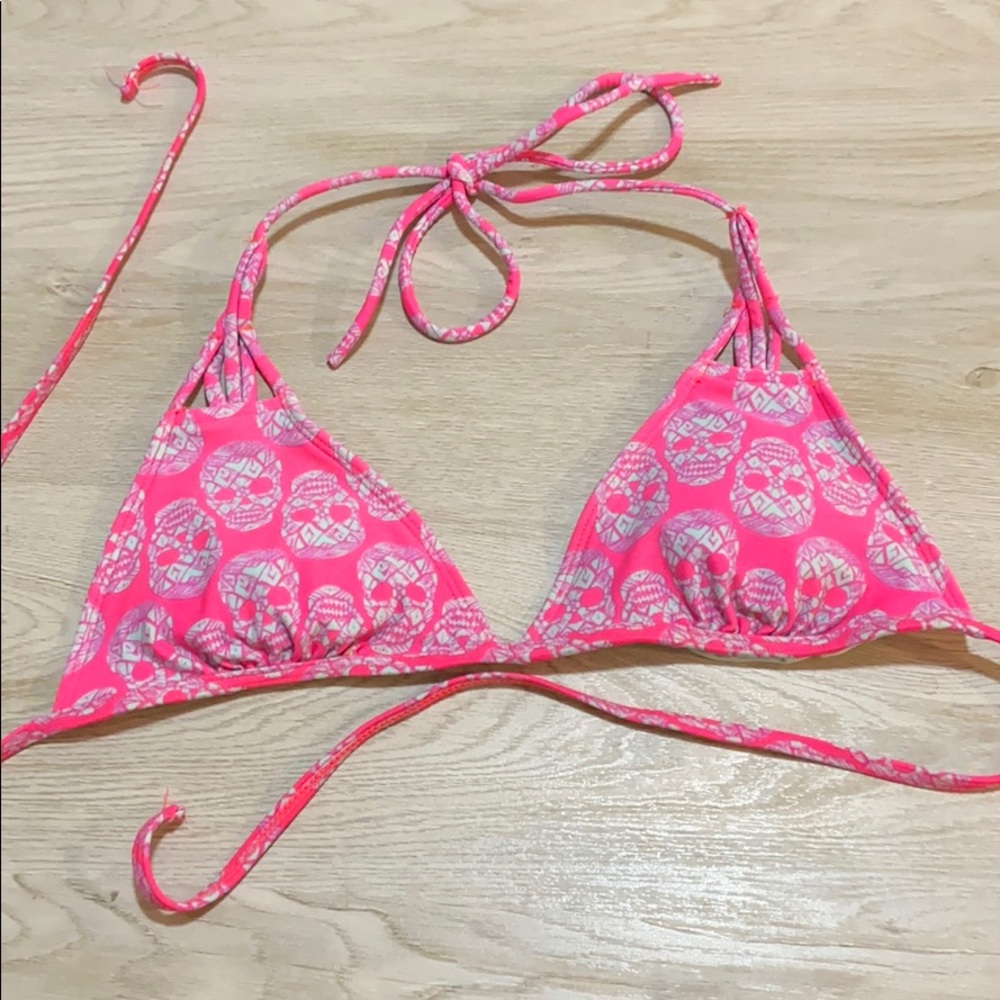 Xhilaration Skull Print Bikini Top